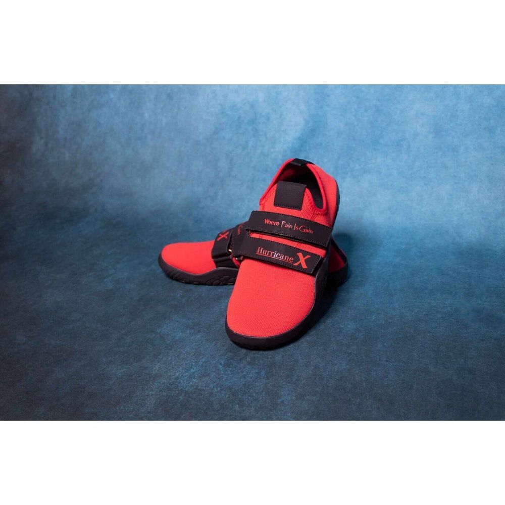 Size‎ 9 Hurricane X Men's Gym/Boxer Weighlifting Performance Comfort  Red Shoes - Picture 2 of 16